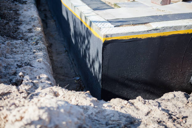 Residential Exterior Waterproofing installation at a Switz City, IN home by SJ Waterproofing Pros